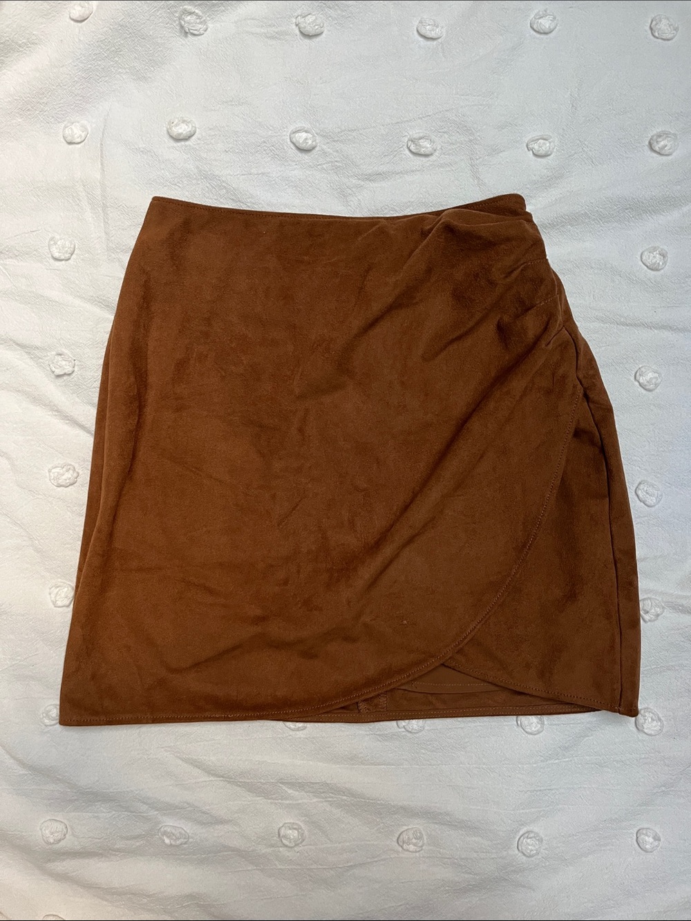 Abercrombie & Fitch Rust Brown Wrap Mini Skirt